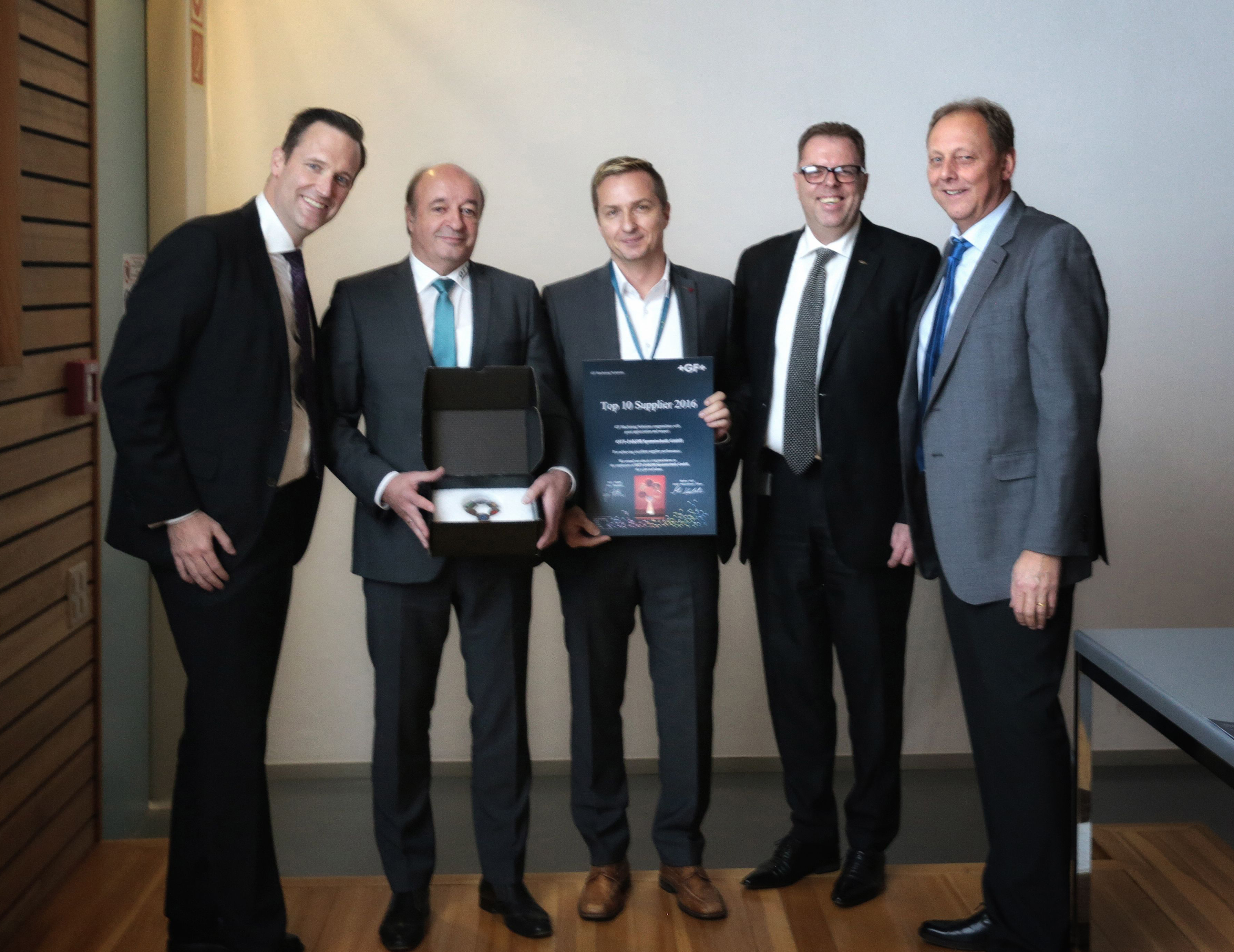 OTT-JAKOB - Unternehmen - Bild - OTT-JAKOB receives supplier award
