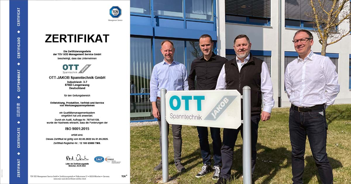 OTT-JAKOB - Unternehmen - Bild - Certified Quality management