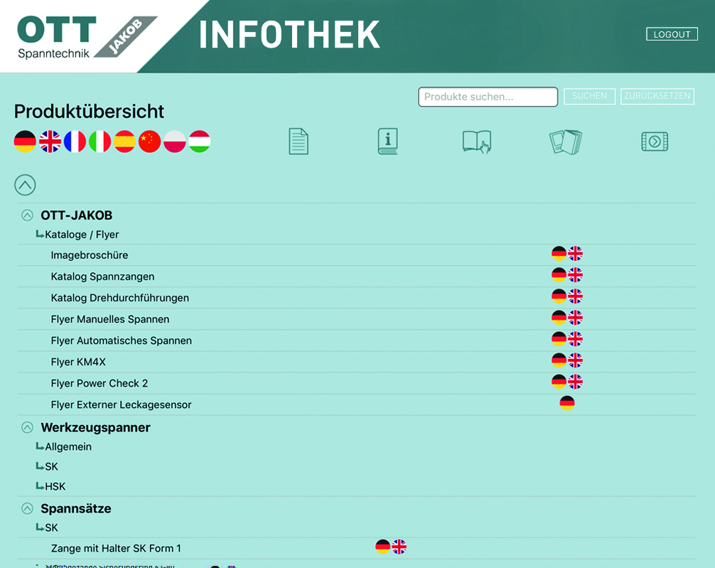 OTT-JAKOB - Unternehmen - Bild - Neuer Service: Online Infothek